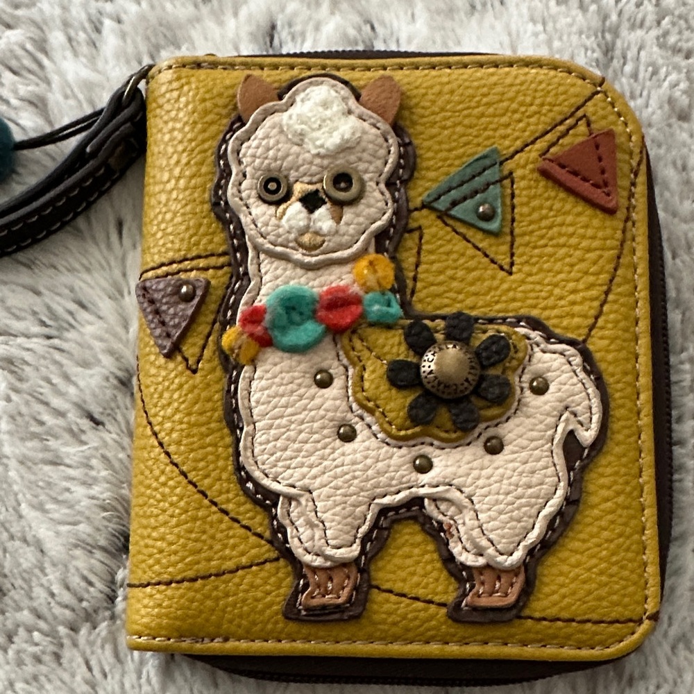 Chala Yellow Llama Wallet
